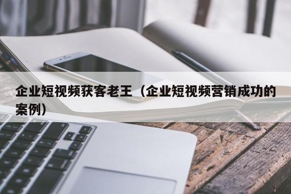 企业短视频获客老王（企业短视频营销成功的案例）